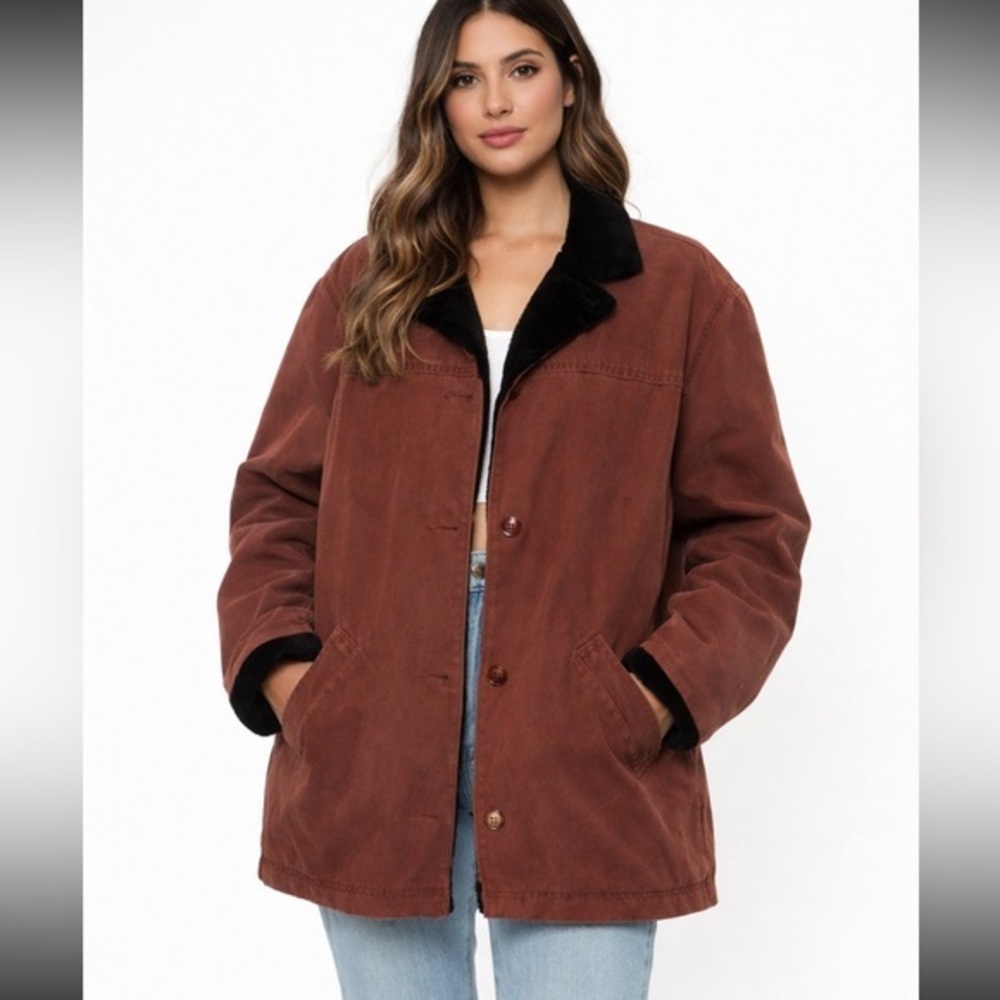 The territory ahead -
woman’s barn, chore coat, 
size XL vintage